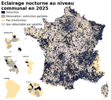 Carte extinction 2024-2025
