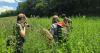 Des naturalistes réalisant des inventaires dans une prairie ©Marc Barra