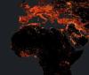 Image satellitaire nocturne