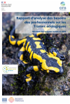 Première de couverture du rapport d'analyse